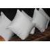 Cozy white cushion covers