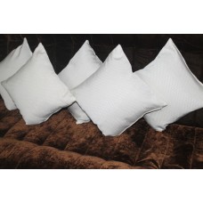 Cozy white cushion covers